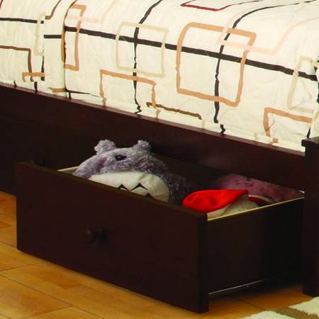 OMNUS Underbed Drawers in Dark Walnut Finish